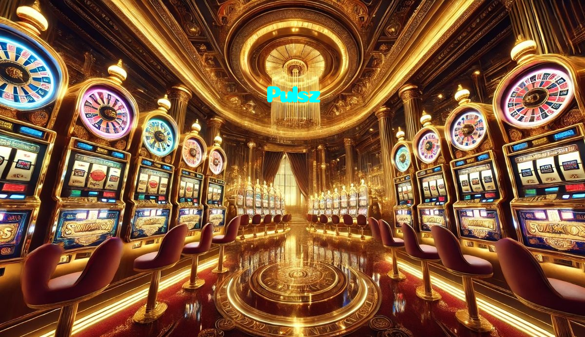 Pulsz casino presented on mobile device in Pakistan with slots and live games
